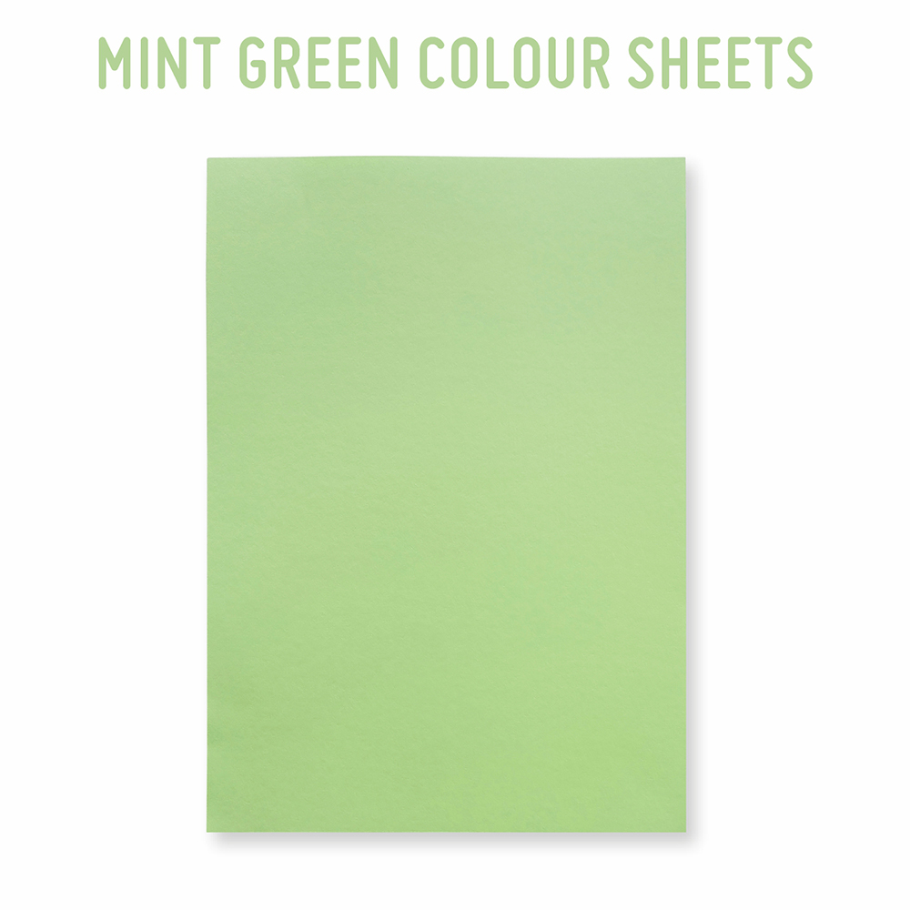 Green A4 Sheet, Mint Green, Paper