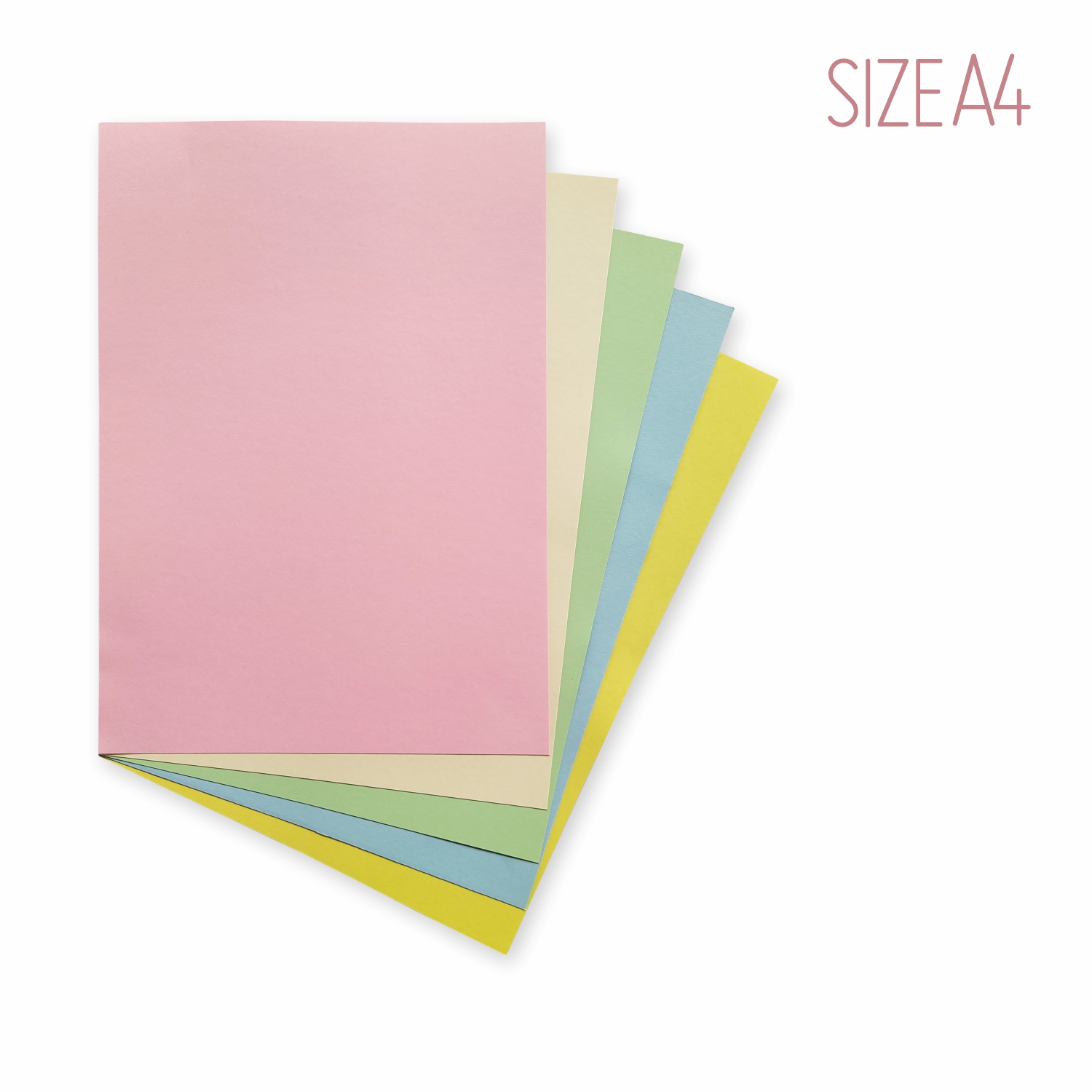 A4 Blush Pink Paper, 140gsm