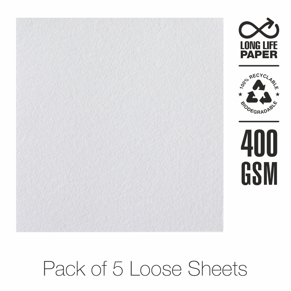 Acrylic Painting Drawing Paper (Loose Sheets) - 400GSM