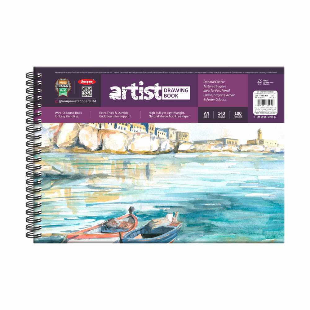 Buy A4, Standard and Jumbo Size Drawing Books | Sketch Books / Art Books  for Drawing, Painting and Colouring | 34 Cartridge Pages in each book |  Soft Bound Cover | Set of 6 Paperback Online at desertcartINDIA