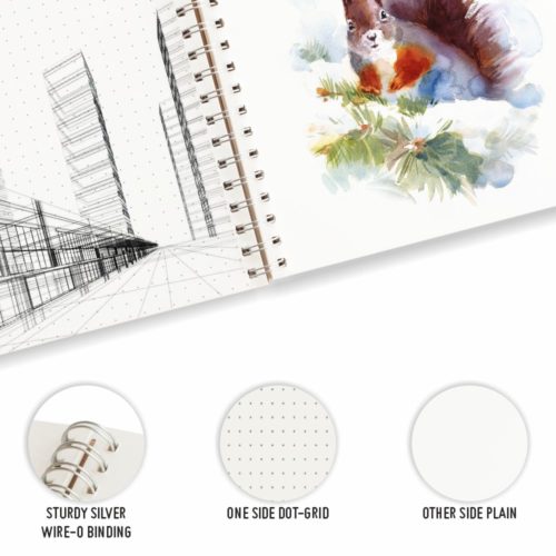 SKETCH-E – Wire-O Drawing Book – 140GSM - Anupam Stationery