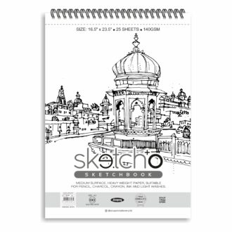 SKETCH-E - Wire-O Drawing Book - 140GSM