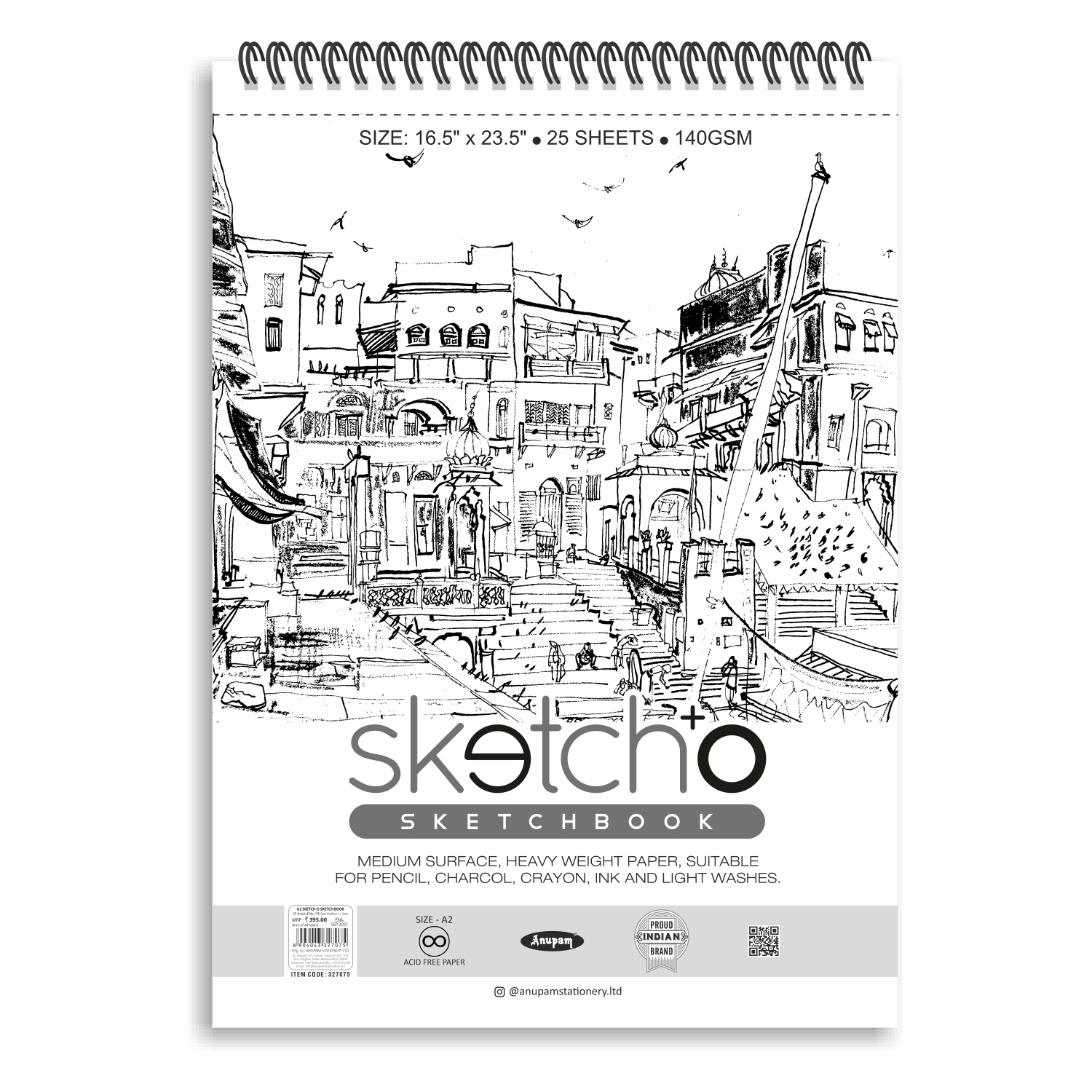 Sketch-O Sketch Drawing Book (Soft Cover) - 140GSM