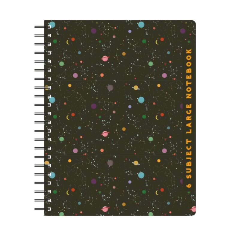 6 Subject Large Notebook 22x29CM (240 Pages) - Anupam Stationery