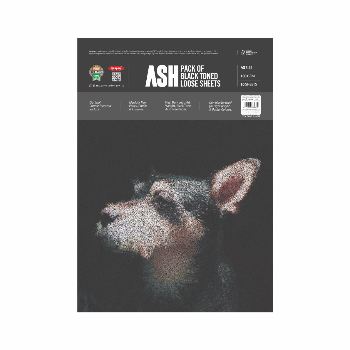 ash-black-toned-cartridge-drawing-paper-pack-180gsm-anupam-stationery